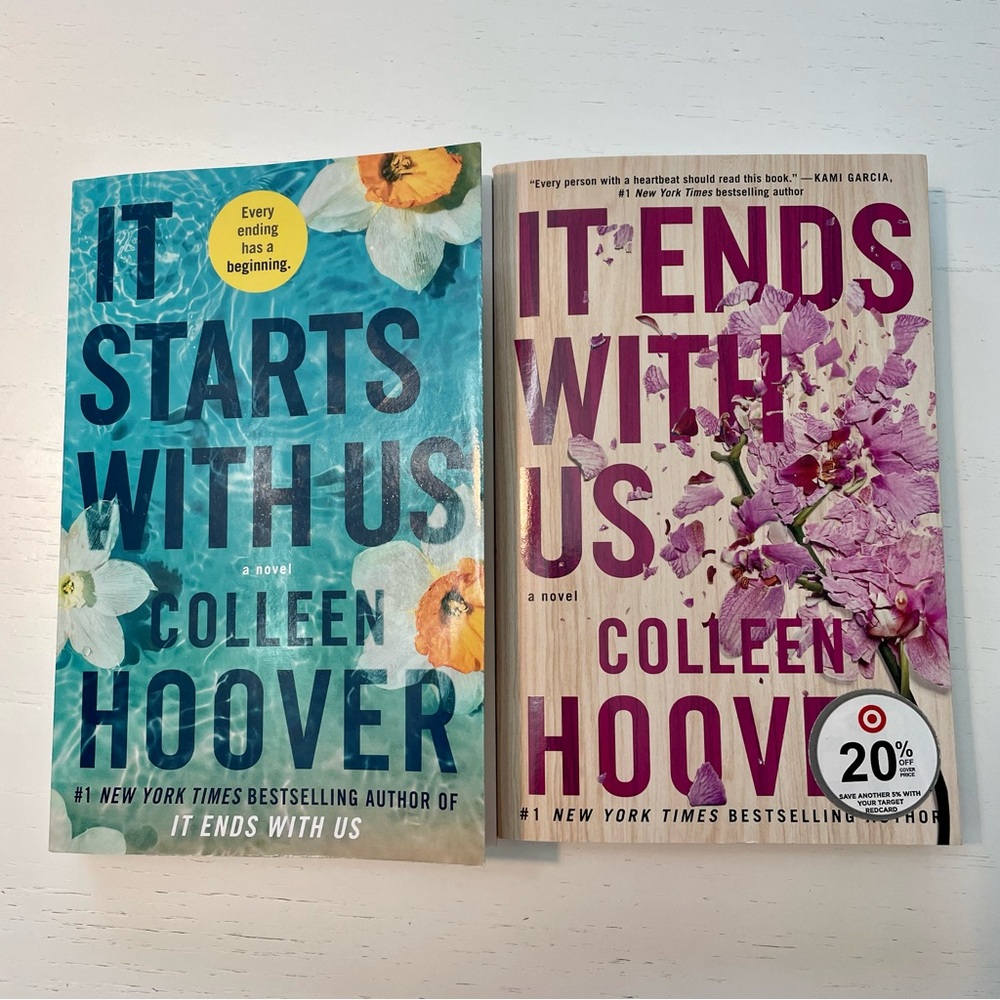 Colleen Hoover Book Bundle - It Starts With Us AND It Ends With Us